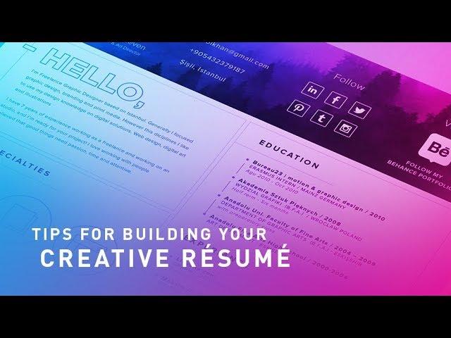 How To Build Your Creative Resume