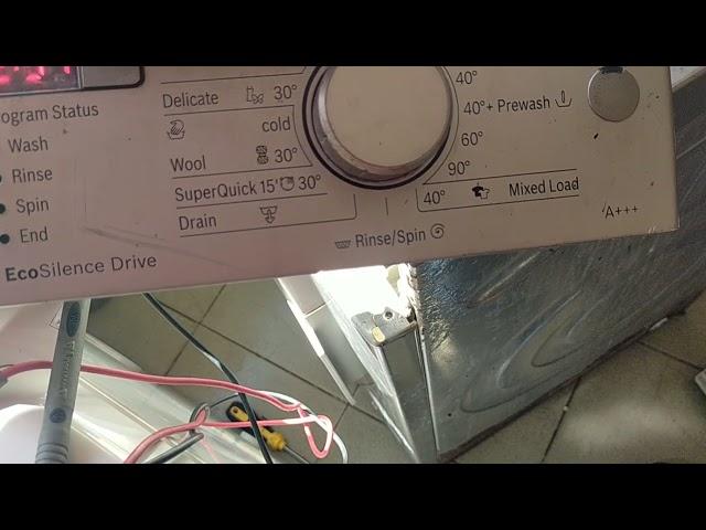 BOSCH AAA+ WASHING MACHINE E34 ERROR CODE