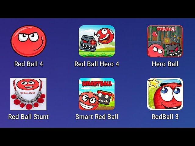 RED BALL 3 Smart Red Ball RED BALL STUNT Hero Ball Red Ball Hero 4 Red Ball 4