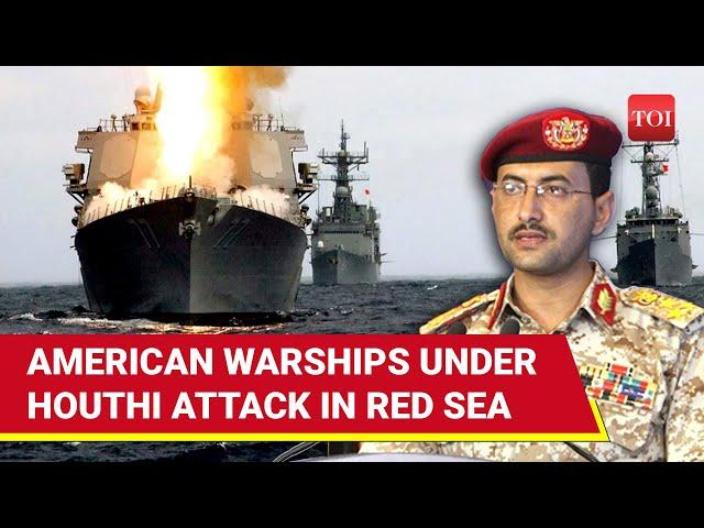 Houthis Hammer 3 U.S. Warships With 23 Ballistic Missiles & Drones In Red Sea After Tel Aviv Attack