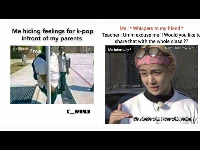 BTS funny & relatable memes -98 ||BTS Memes Adda||