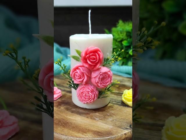 How to make Pillar Candles at home [ DIY CANDLE MAKING AT HOME] #diy #candle #craft #art #handmade