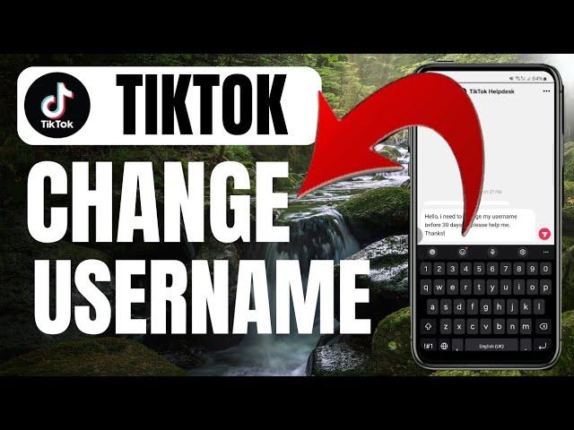 Change Tiktok Username Before 30 Days