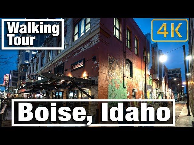 4K City Walks: Boise, Idaho virtual treadmill walking tour