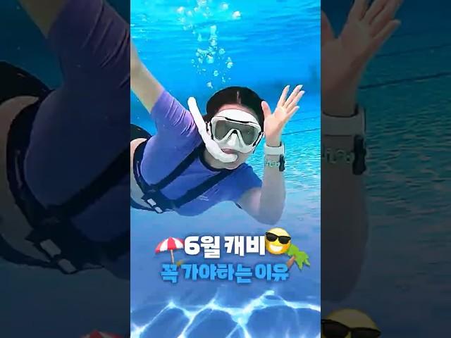 6월에 캐비 꼭 가야하는 이유｜#shorts #캐리비안베이