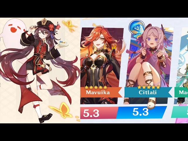 FINALLY 5.3 NEWS!!! HU TAO SKIN? NEW CHARACTER, MAVUIKA, CITLALI AND PYRO TRAVELLER - Genshin Impact