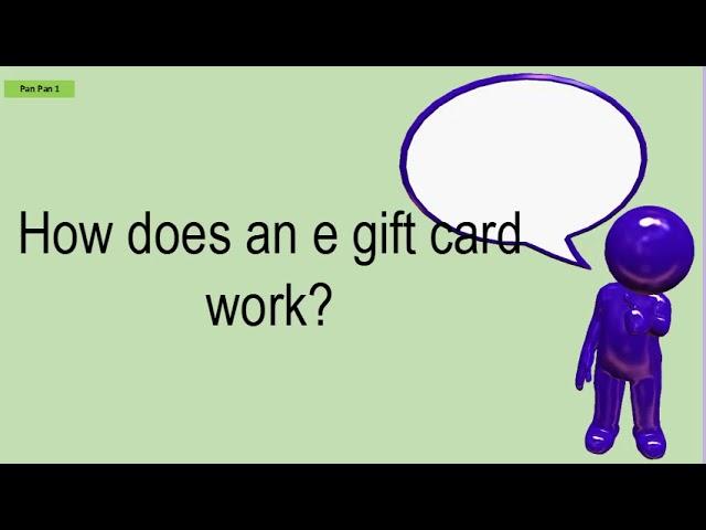 How Does An E Gift Card Work?