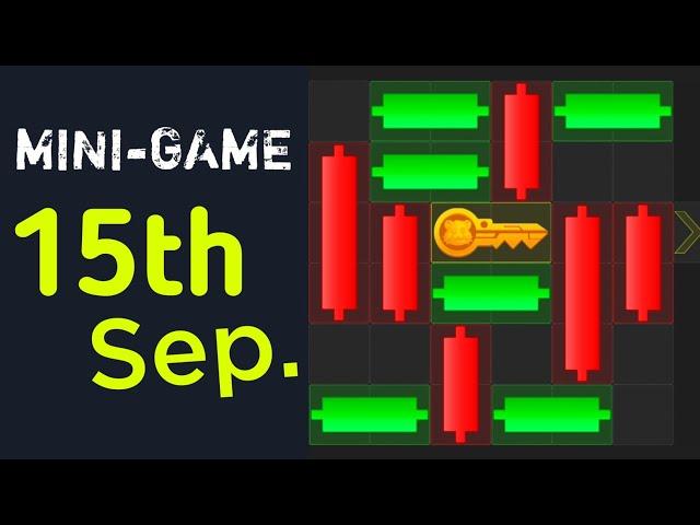 15 September Mini Game Key 100% Solved | Hamster Kombat Puzzle For Today September 15