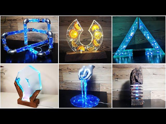 20 Most Amazing Epoxy Resin Lamps / Resin Art