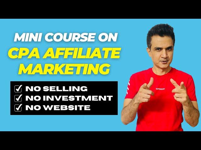 A Mini Course to Earn $1000 Per Month in CPA Affiliate Marketing