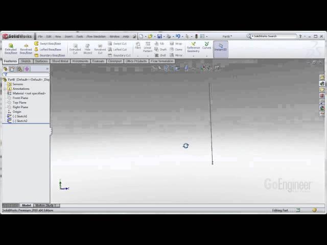 SOLIDWORKS - Helix Along Path
