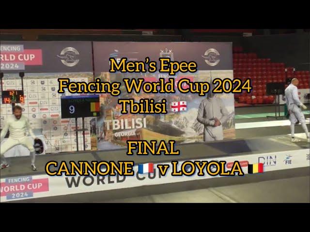 [GOLD] Romain CANNONE  v Neisser LOYOLA  | Men’s Epee Fencing World Cup Tbilisi 2024