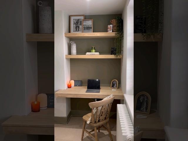 DIY your dream office with this alcove desk tutorial from @casalawson ️ #DIY #Howto #BandQ