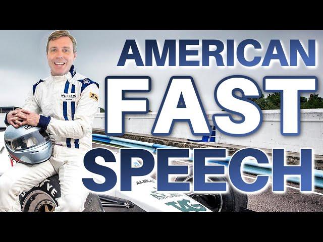 AMERICAN FAST SPEECH  (Boost your speaking fluency & listening comprehension)