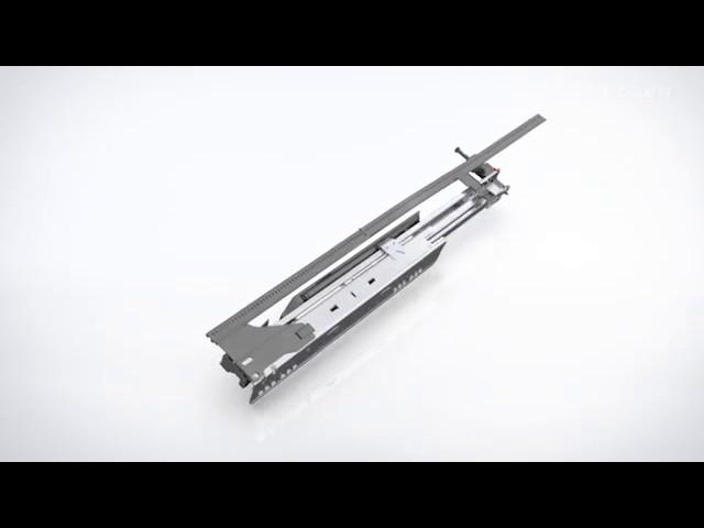 LEGRABOX side stabilisation assembly Asamblare stabilizare LEGRABOX