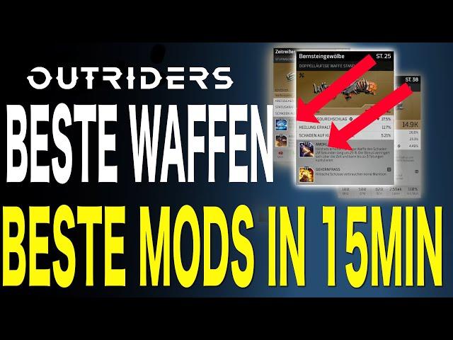 Outriders - Die besten Waffenmods - Massig Legendärer Loot in 15 Minuten