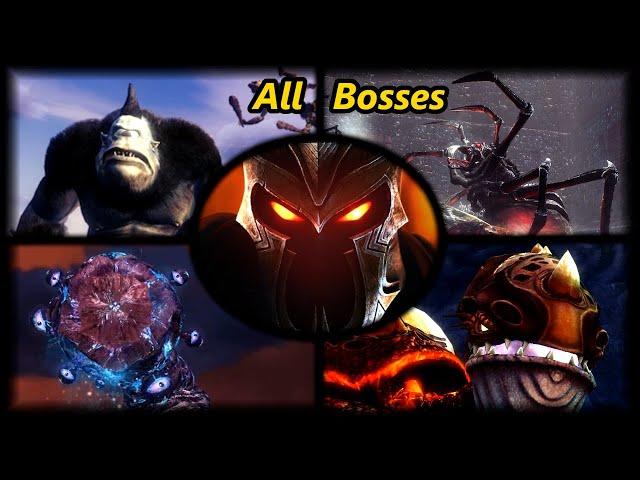 Overlord 2 - All Bosses (With Cutscenes)