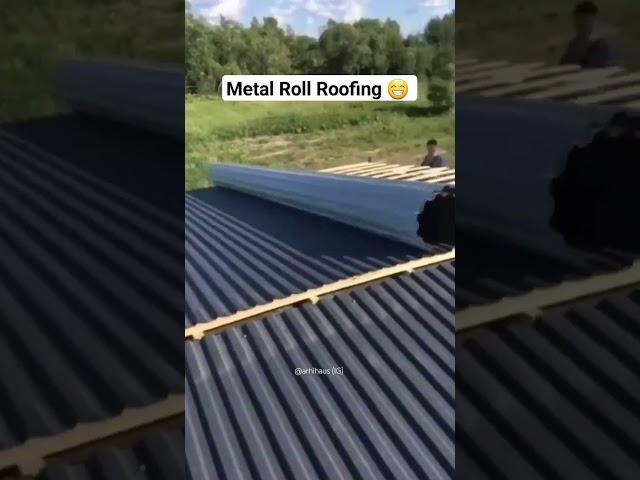 Satisfying!  #roofershelper #roof #roofer #roofing #metalroof