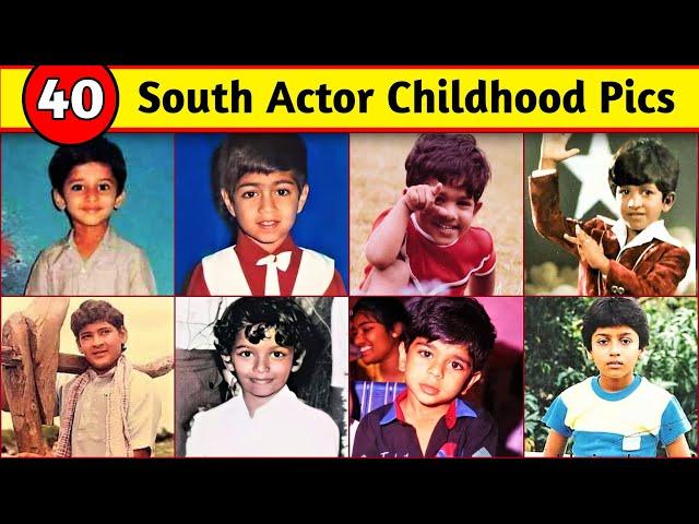 40 South Indian Actor Childhood Pictures | Then And Now