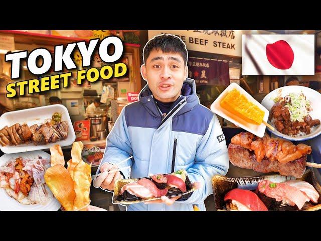 15 INSANE Japanese Street Food of TokyoTsukiji Fish Market Food Tour! Overrated?