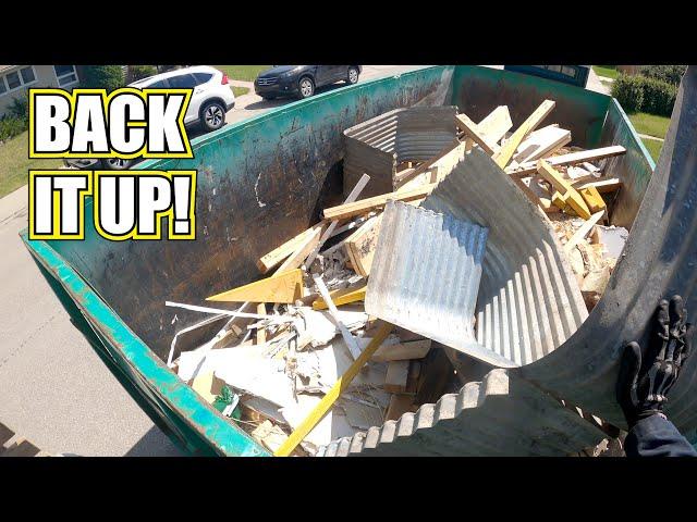 Dumpster Diving Street Scrapping - Back the Truck Up!