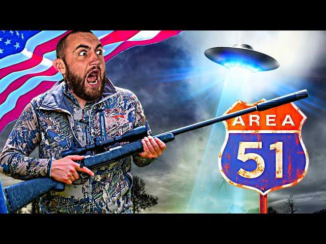 Hunting For Aliens At Area 51!