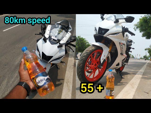 2023 New Yamaha R15 V4 Intensity White Mileage Test Tamil| OBD-2 | 70-80 | 55+ Mileage 