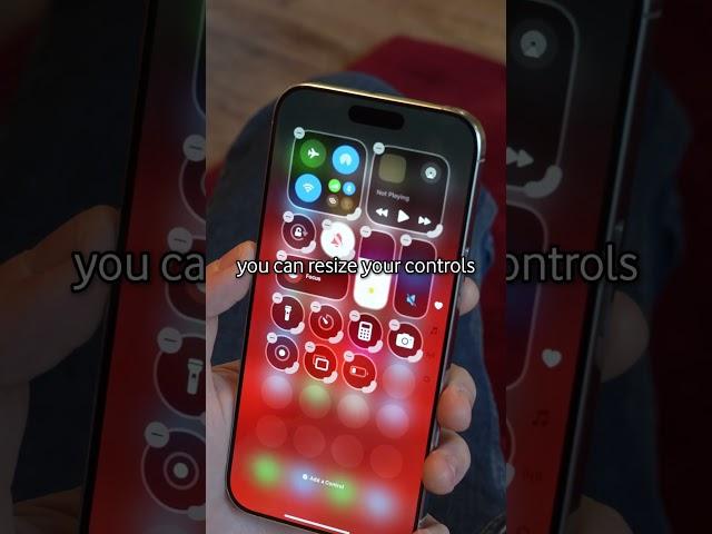 Control Centre | iOS 18 Tip | Vodafone UK