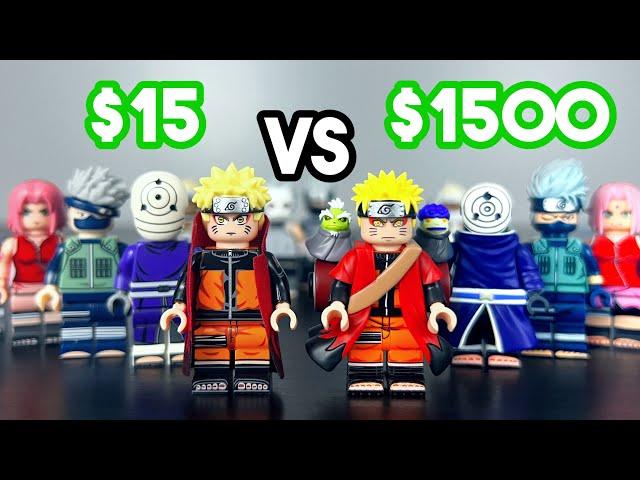 $15 VS $1500 Lego Naruto Minifigs | Collection Update | Unofficial Unboxing