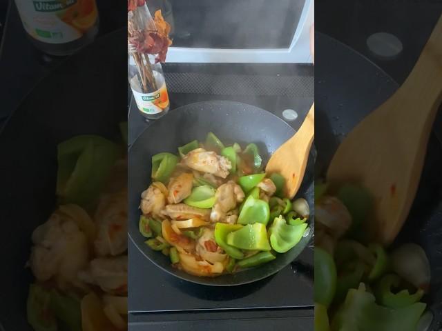 青椒🫑炒鸡翅鸡腿 #cooking #chicken #青椒 #鸡翅 #鸡腿