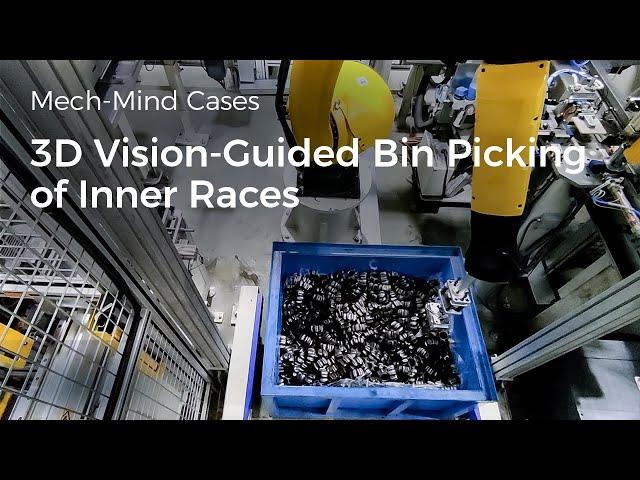 3D Vision Guided Bin Picking of Inner Races with Mech-Mind