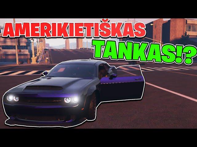 AMERIKIETIŠKAS TANKAS!? GTA ROLEPLAY LIETUVIŠKAI