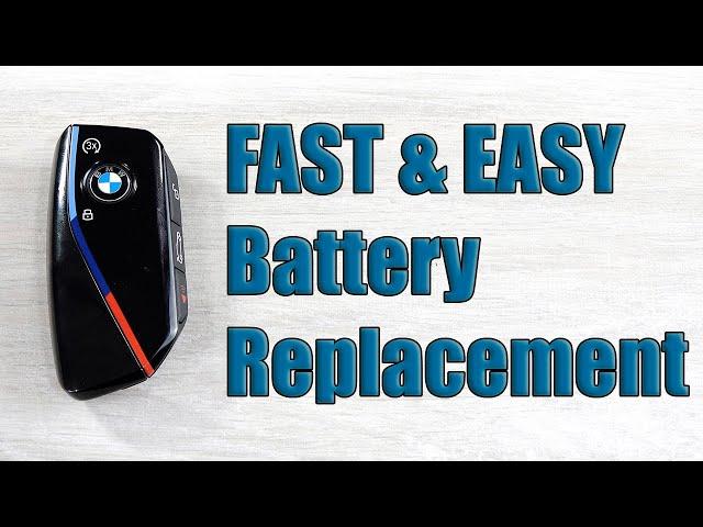 BMW Key Fob Battery Replacement - FAST & EASY!!!