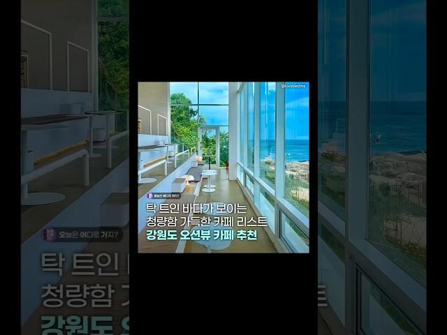 강원도 오션뷰 카페 BEST 5
