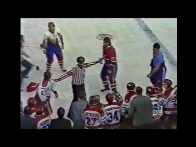 Canadiens - Russia rough stuff 9/18/90