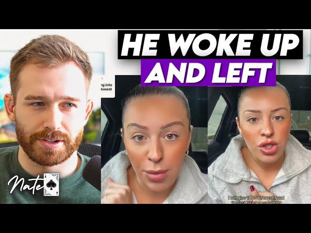 "Red Pill Content Ruined My Relationship" Woman Upset Boyfriend Woke Up and Walked Away