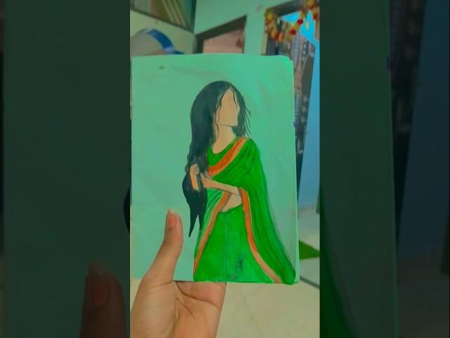 beautiful girl painting.....#painting#short #short video #Simran art and craft