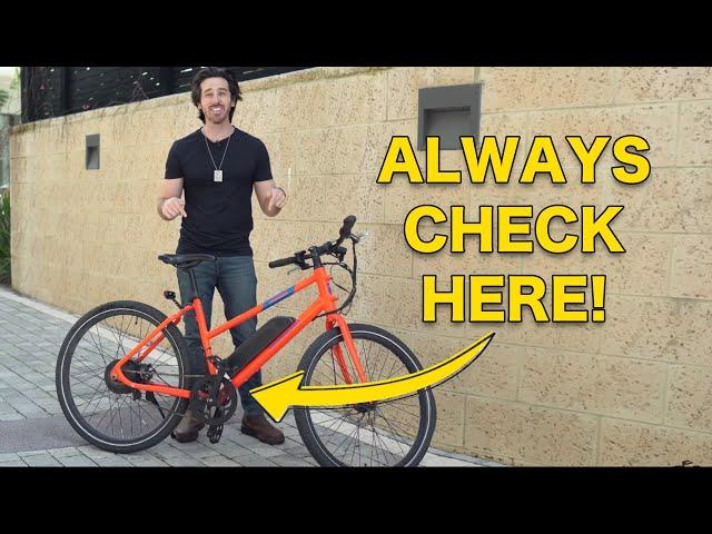 Buying A Used E-Bike? Check These Places First & Don't Get Screwed!