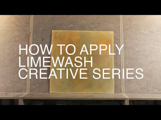 How to apply Vasari Lime Wash Creative Series