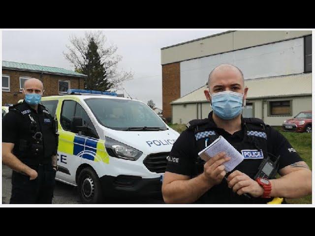 Evil in them eyes! Bishop Auckland police prepares a shopping list