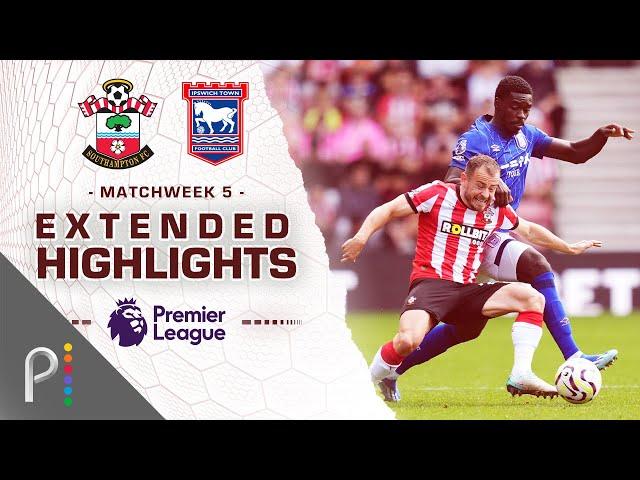 Southampton v. Ipswich Town | PREMIER LEAGUE HIGHLIGHTS | 9/21/2024 | NBC Sports