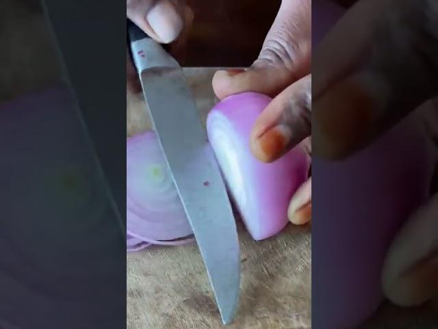 Cutting onion made easy.