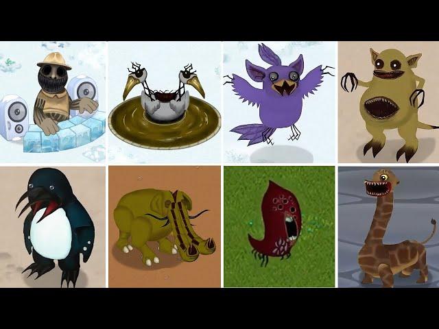 My Singing Monsters as HYBRIDS Vs Zoochosis Vs Zoonomaly: MSM Tranformation | My Singing Monsters