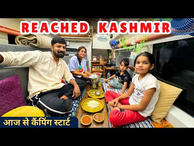 Ep-04-कश्मीर पहुंच गए अपनी CARAVAN सेKASHMIR FAMILY ROAD TRIP JAMMU TO PAHALGAM ROAD UPDATE