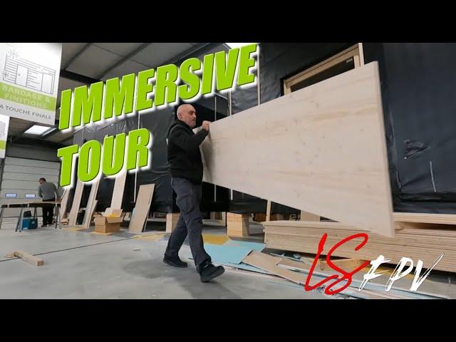 Immersive Tour KALLISTE BOIS PODS Manufacturing - LS FPV / Yo2B Production