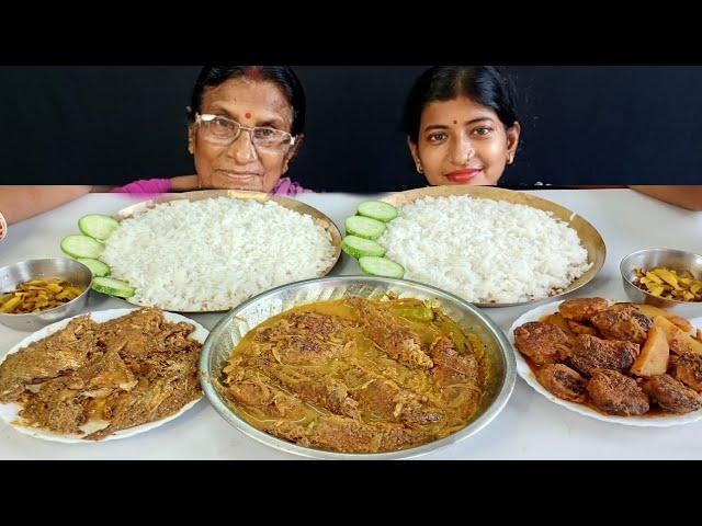 Spicy  Pomfret  Curry, Vola Fish  Curry, Fish Egg Spicy  Curry With Rice Eating Challenge #Viral