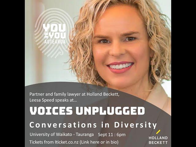 Leesa Speed : Voices Unplugged - Conversations in Diversity (11 Sept 2024)