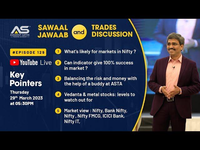 #Episode129 #YouTubeLive​: Stock Market Sawaal Jawaab with #AvadhutSathe