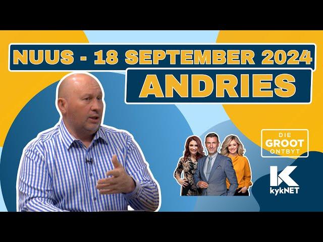 Koerantbespreking | Andries Cornelissen - Bulletin |  18 September  2024