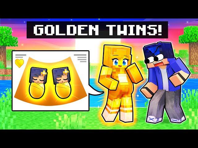 I'm PREGNANT with GOLDEN TWINS In Minecraft!